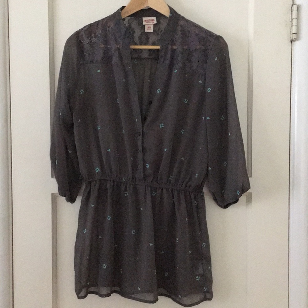 Mossimo peasant top